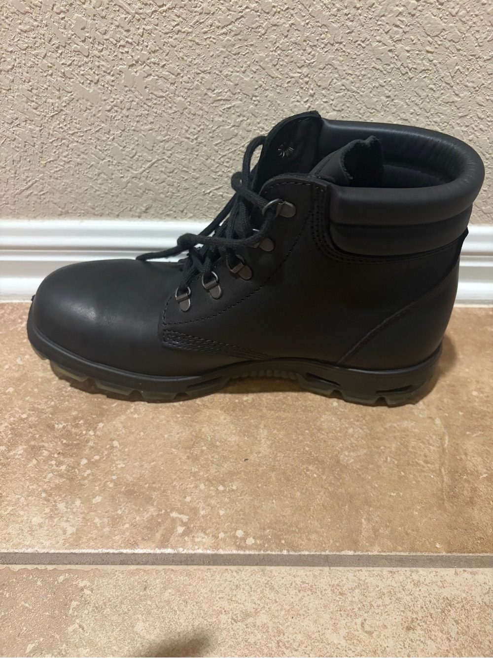 Redback Men's Black Lace-Up Work Boots — Rugged All-Day Comfort - Picture 4 of 14